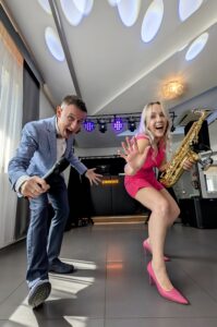 DJ i saksofonistka na weselu na Śląsku - Zabawiści